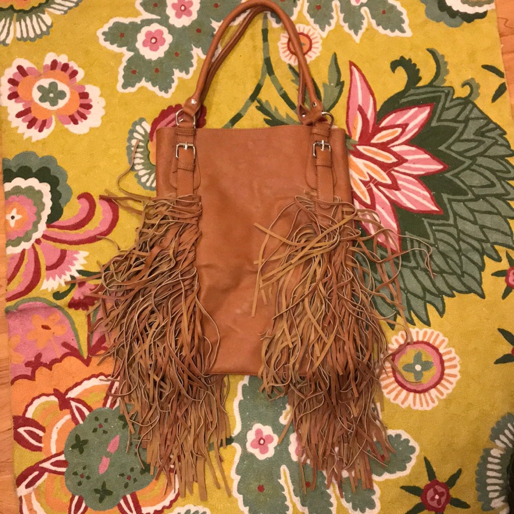 Urban Originals NWOT Tote Bag w Fringe